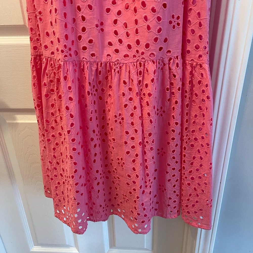 1. State Pink Eyelet Spaghetti-Strap Maxi Dress - Picture 5 of 10